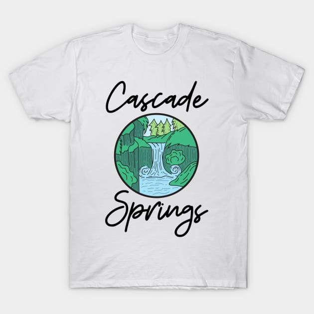 Cascade Springs Wasatch Mountains Hiking T-Shirt by MalibuSun